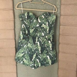 Palm Leaf Romper